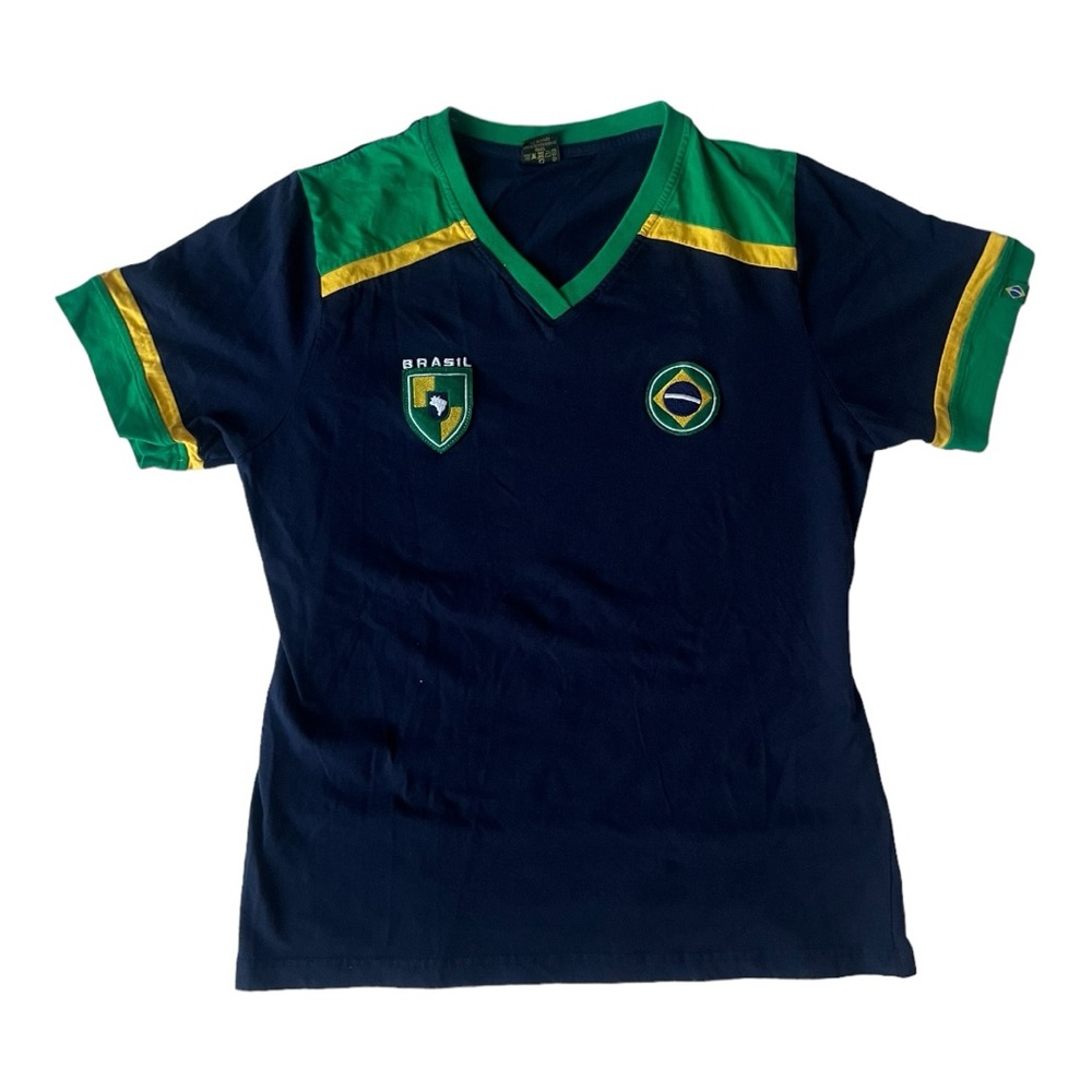 Vintage Brazil Jersey Top Size M
